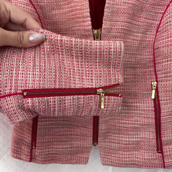 Vintage The Limited Pink Textured Blazer - Picture 10 of 11